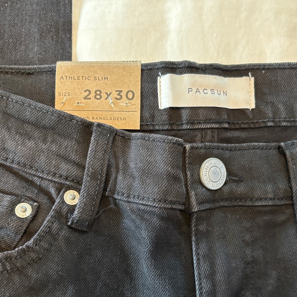 PacSun Men's Dark Gray Slim Jeans